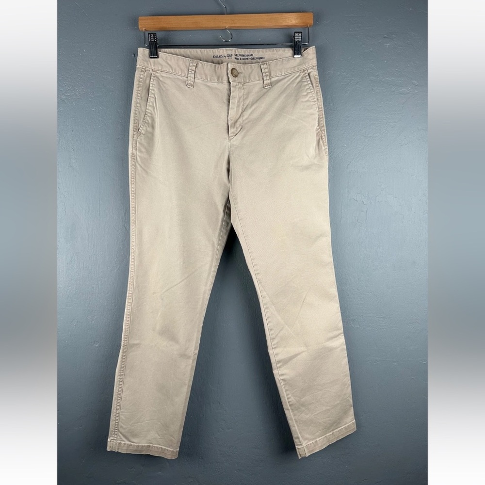 Khakis by GAP Women's Sz 2/26R Girlfriend Khaki Straight Leg Pants